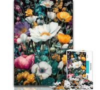 1000 Pieces for Adults Wildflower Painting Puzzles for Adults And Teenagers,Family Entertainment Toys Is Ideal As A Gift for The Whole Family 26x38cm