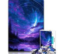 1000 Pieces for Adults Wonderful Night Sky Adult Jigsaws 1000 Piece,Toys Educational Games Stress Relieving Parent-child Interaction 50x75cm