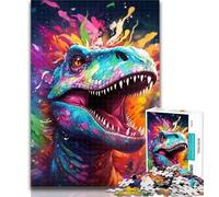 1000 Pieces for Teenagers Ancient Dinosaurs 1000 Pieces Jigsaw Puzzles For Teens And Adults,Family Games Christmas Birthday Gifts 50x75cm