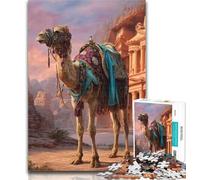 1000 Pieces for Teenagers Animal Camel 1000 Piece Jigsaw Puzzle for Adults Teens,Family Game Stress Reliever Difficult Challenge Great Gifts And Toys 26x38cm