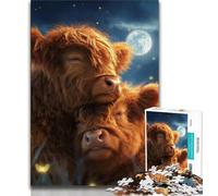 1000 Pieces for Teenagers Animal Yak Adult Jigsaw Puzzles 1000,for Educational Game Challenge Toy Artists Collection, Fine Art (26x38cm)