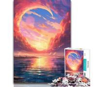 1000 Pieces for Teenagers Anime Art Landscape Jigsaw Puzzles for Adults 1000 Pieces,Family Game Stress Reliever Difficult Challenge Great Gifts And Toys 75x50cm