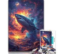 1000 Pieces for Teenagers Anime Sharks Jigsaw Puzzles for Teenagers 1000,Family Entertainment Toys Is Ideal As A Gift for The Whole Family 26x38cm