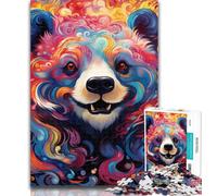 1000 Pieces for Teenagers Art Panda Adult Jigsaws 1000 Pieces Difficult,Toys Educational Games Stress Relieving Artists Collection, Fine Art 75x50cm