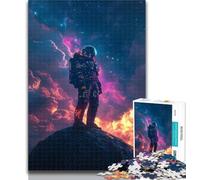 1000 Pieces for Teenagers Astronaut Reading 1000 Pieces Jigsaw Puzzles for Adults And Teens,with Fully Interlocking Randomly Shaped Pieces for And 14 Years Old 50x75cm