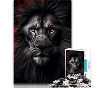 1000 Pieces for Teenagers Autumn Lion Jigsaws Puzzles 1000 Pieces for Teenagers Gifts,Educational Game Challenge Toy for Women And Men (26x38cm)