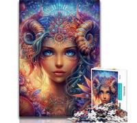 1000 Pieces for Teenagers Beautiful Anime Girl Jigsaw Puzzles for Teenagers 1000 Pieces,Challenging Difficult with Fully Interlocking Randomly Shaped Pieces (50x75cm)