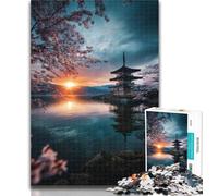 1000 Pieces for Teenagers Beautiful Mountains And Lakes Jigsaws 1000 Pieces for Adults,Learning Educational Toys Family Games Birthday Present, Gifts 50x75cm