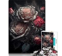1000 Pieces for Teenagers Beautiful Roses Jigsaw Puzzles 1000 Pieces for Adults Teens,Relax Games Is Ideal As A Gift for The Whole Family (26x38cm)