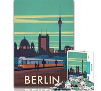 1000 Pieces for Teenagers Berlin Jigsaws 1000 Pieces for Adults,Toys Educational Games Stress Relieving Artists Collection, Fine Art 26x38cm