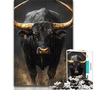 1000 Pieces for Teenagers Bison 1000 Piece Jigsaw Puzzles for Teenagers,Relax Games Is Ideal As A Gift for The Whole Family 50x75cm