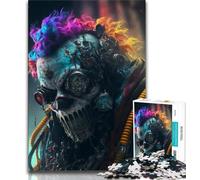 1000 Pieces for Teenagers Brutal Warrior Adult Jigsaws 1000 Pieces Difficult,Toys Educational Games Stress Relieving Artists Collection, Fine Art (38x26cm)