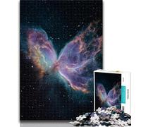 1000 Pieces for Teenagers Butterfly Nebula Jigsaws Puzzles 1000 Pieces for Teenagers Gifts,Educational Game Challenge Toy for Women And Men 50x75cm