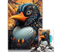 1000 Pieces for Teenagers Colorful Art Penguin Puzzles 1000 Pieces for Teenagers,Educational Game for Birthday, Chrismas for And 14 Years Old 26x38cm