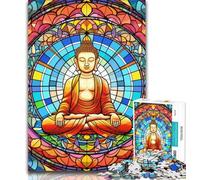 1000 Pieces for Teenagers Colorful Buddha Puzzles 1000 Pieces for Adults,for Is Ideal As A Gift for The Whole Family for And 14 Years Old 75x50cm