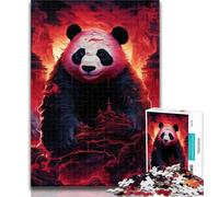 1000 Pieces for Teenagers Colorful Panda 1000 Piece Jigsaw Puzzles for Adults,Diy Modern Wall Art Unique Gift Home Decor 50x75cm