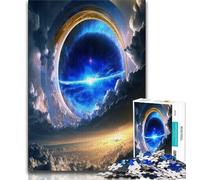 1000 Pieces for Teenagers Colourful Fantasy Cosmic Black Hole 1000 Piece Jigsaw Puzzle for Adults And Teenagers,Educational Games Home Decoration Artists Collection, Fine Art (26x38cm)