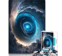 1000 Pieces for Teenagers Colourful Fantasy Cosmic Black Hole Adult Jigsaw Puzzles 1000,for Educational Game Challenge Toy Artists Collection, Fine Art 50x75cm
