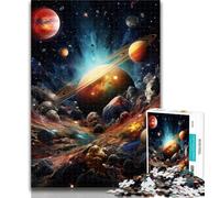 1000 Pieces for Teenagers Colourful Universe Jigsaws Puzzles 1000 Pieces for Teenagers Gifts,Educational Game Challenge Toy for Women And Men 26x38cm