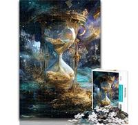 1000 Pieces for Teenagers Cosmic Hourglass 1000 Pieces Jigsaw Puzzles For Teens And Adults,Train Your Brain And Hands Birthday Present, Gifts 26x38cm