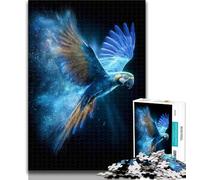1000 Pieces for Teenagers Cosmic Parrot Puzzles 1000 Pieces for Adults,Toy Intellectual Game Artists Collection, Fine Art 50x75cm