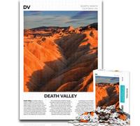 1000 Pieces for Teenagers Death Valley 1000 Piece Jigsaw Puzzle for Adults And Teenagers,Educational Games Home Decoration Artists Collection, Fine Art 26x38cm