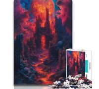1000 Pieces for Teenagers Demons Hell 1000 Pieces Jigsaw Puzzle For Adults Teens,Challenging Game for The Whole for Women, Gifts for Men (26x38cm)
