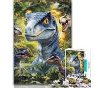 1000 Pieces for Teenagers Dinosaur Jigsaw Puzzles for Teenagers 1000,Family Entertainment Toys Is Ideal As A Gift for The Whole Family 50x75cm