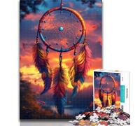 1000 Pieces for Teenagers Dream Catcher 1000 Piece Jigsaw Puzzles for Teenagers,Relax Games Is Ideal As A Gift for The Whole Family 26x38cm