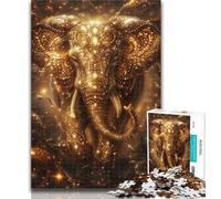 1000 Pieces for Teenagers Elephant Oil Painting 1000 Pieces Jigsaw Puzzle For Adults Teens,Toy Intellectual Game Artists Collection, Fine Art 26x38cm