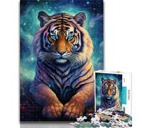 1000 Pieces for Teenagers Fantasy Animal Tiger 1000 Pieces Jigsaw Puzzles For Teens And Adults,Family Games Christmas Birthday Gifts 50x75cm