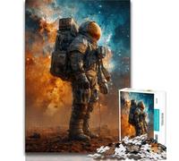 1000 Pieces for Teenagers Fantasy Astronaut Jigsaw Puzzles 1000 Pieces for Adults Teens,Perfect for Game Nights, Colorful Toy for Home Gift (26x38cm)