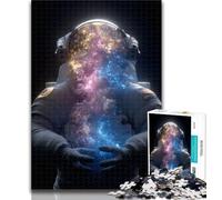 1000 Pieces for Teenagers Fantasy Astronaut Puzzles 1000 Pieces for Teenagers,Educational Game for Birthday, Chrismas for And 14 Years Old 26x38cm
