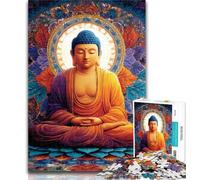 1000 Pieces for Teenagers Fantasy Buddha Adult Jigsaw Puzzles 1000,for Educational Game Challenge Toy Artists Collection, Fine Art 26x38cm