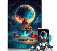 1000 Pieces for Teenagers Fantasy Castle Jigsaw Puzzles 1000 Pieces for Adults Teens,Birthday Present, Gifts for And Age 14 26x38cm