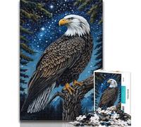 1000 Pieces for Teenagers Fantasy Eagle 1000 Pieces Jigsaw Puzzles For Teens And Adults,with Fully Interlocking Randomly Shaped Pieces for And 14 Years Old 26x38cm