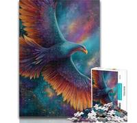1000 Pieces for Teenagers Fantasy Eagle Jigsaws Puzzles 1000 Pieces for Adults Gifts,Toys Educational Games Stress Relieving Unique Home Decor And Gifts 50x75cm