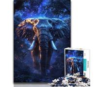 1000 Pieces for Teenagers Fantasy Elephant 1000 Piece Jigsaw Puzzles for Teenagers,Parent-child Interaction for Age 14 Years Up (26x38cm)
