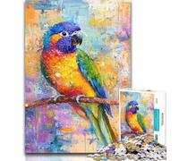 1000 Pieces for Teenagers Fantasy Parrot 1000 Piece Jigsaw Puzzles for Teenagers,Stress Reliever Staycation Kill Time Funny Gift 50x75cm