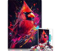 1000 Pieces for Teenagers Fantasy Red Bird Jigsaw Puzzles for Teenagers 1000,Toys Educational Games Stress Relieving Great Gifts And Toys (26x38cm)