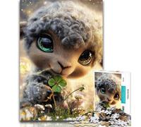 1000 Pieces for Teenagers Fantasy Sheep Adult Jigsaws 1000 Piece,Stress Reliever Difficult Challenge Unique Home Decor And Gifts 26x38cm