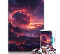 1000 Pieces for Teenagers Fantasy Universe Landscape 1000 Piece Jigsaw Puzzles for Teenagers,Parent-child Interaction for Age 14 Years Up 26x38cm