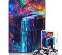 1000 Pieces for Teenagers Fantasy Waterfall Landscape Jigsaw Puzzles 1000 Pieces for Adults Teens,Relax Games Is Ideal As A Gift for The Whole Family 26x38cm