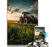 1000 Pieces for Teenagers Farm Implement Tractor 1000 Piece Jigsaw Puzzles for Adults,Diy Modern Wall Art Unique Gift Home Decor 26x38cm