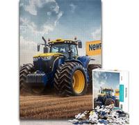 1000 Pieces for Teenagers Farm Tractor 1000 Piece Jigsaw Puzzles for Adults,Diy Modern Wall Art Unique Gift Home Decor (26x38cm)