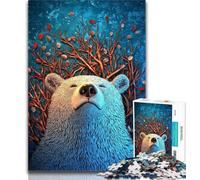 1000 Pieces for Teenagers Flower Eagle Adult Jigsaws 1000 Pieces Difficult,Toys Educational Games Stress Relieving Unique Home Decor And Gifts 50x75cm