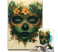 1000 Pieces for Teenagers Forest Skeleton Jigsaw Puzzles for Adults 1000 Piece,Toys Educational Games Stress Relieving Wishlist with Santa Claus 50x75cm