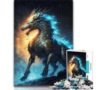 1000 Pieces for Teenagers Galactic Art Dragon Jigsaw Puzzles 1000 Pieces for Adults Teens,Relax Games Is Ideal As A Gift for The Whole Family 26x38cm