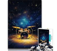 1000 Pieces for Teenagers Galactic Drums 1000 Pieces Jigsaw Puzzles for Adults And Teens,Unique Birthday And Gifts for Age 14+ 50x75cm