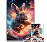 1000 Pieces for Teenagers Galaxies Rabbits 1000 Pieces Jigsaw Puzzles For Teens And Adults,Family Games Christmas Birthday Gifts 50x75cm